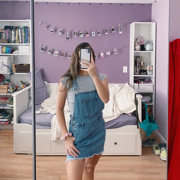 Brandy Melville Denim - Brandy Melville jean overalls!!